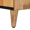 vidaXL Mobile TV Naturale 105 x 33,5 x 46 cm Legno di mango massello