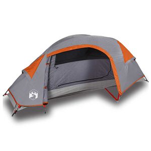 vidaXL Tenda da Campeggio a Cupola 1 Persona Arancione Impermeabile