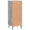 vidaXL Credenza Grigio Sonoma 34,5x34x90 cm in Legno Multistrato