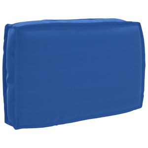 vidaXL Cuscino per schienale pallet Blu reale 60 x 40 x 12 cm