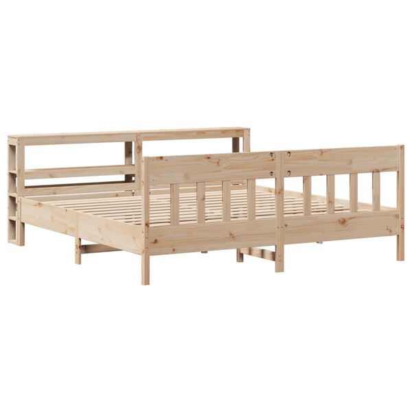 vidaXL Letto senza Materasso 180x200 cm in Legno Massello di Pino