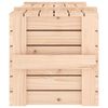 vidaXL Contenitore Portaoggetti 91x40,5x42 cm Legno Massello di Pino