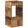 vidaXL Tavolino Legno vecchio 30 x 30 x 56 cm Legno multistrato