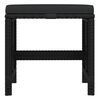 vidaXL Set da Pranzo da Giardino 21pz con Cuscini in Polyrattan Nero
