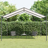 vidaXL Gazebo Bianco 4 x 4 x 2,6 m Acciaio e Poliestere