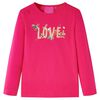 Maglietta da Bambina a Maniche Lunghe Fucsia 116
