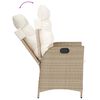 vidaXL Set da Pranzo da Giardino 5 pz con Cuscini Beige in Polyrattan