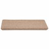 vidaXL Tappetini Autoadesivi per Scale 30 pz Beige 65x24,5x3,5 cm