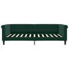 vidaXL Divano Letto Estraibile Cassetti Verde Scuro 100x200cm Velluto