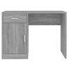 vidaXL Scrivania Cassetto grigio sonoma 100x40x73cm Legno Multistrato