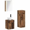 vidaXL Set di mobili per il bagno 4 pcs Legno antico