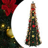 vidaXL Albero di Natale artificiale con 150 LED Verde 185 cm PVC