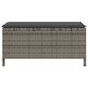 vidaXL Set da Pranzo per Giardino Grigio Poly Rattan