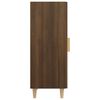 vidaXL Credenza Rovere Marrone 34,5x34x90 cm in Legno Multistrato