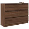 vidaXL Credenza Rovere Marrone 100x35x76 cm in Legno Multistrato