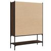 vidaXL Libreria Rovere Marrone 102x30x141,5 cm in Legno Multistrato
