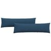 vidaXL Cuscini da Divano 2 pz Tessuto Blu 145 x 40 cm