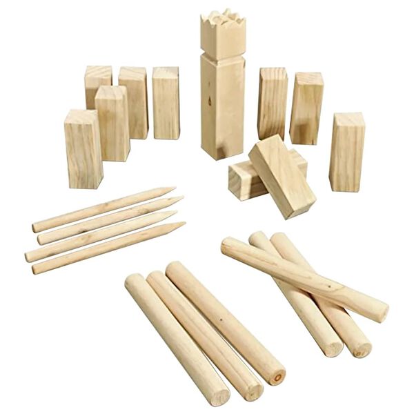 HI Gioco dei Kubb per Esterni in Legeno
