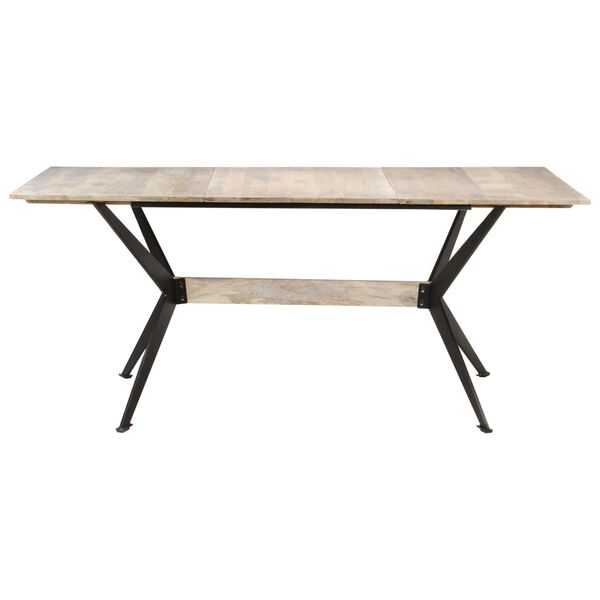 vidaXL Tavolo da Pranzo 180x90x76 cm in Legno Massello di Mango