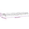 vidaXL Cuscino per Pallet e Pavimento in Cotone 120x40x7 cm Talpa