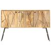 vidaXL Credenza 118x30x75 cm in Legno Massello di Mango