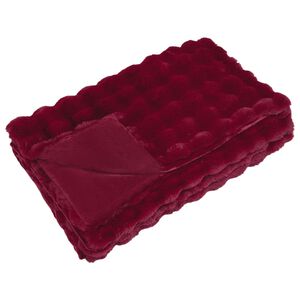 vidaXL Coperta antiscivolo in sintetica di coniglio Olite 150 x 220 cm