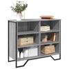 vidaXL Credenza Grigio Sonoma 91x35,5x74,5 cm in Legno Multistrato