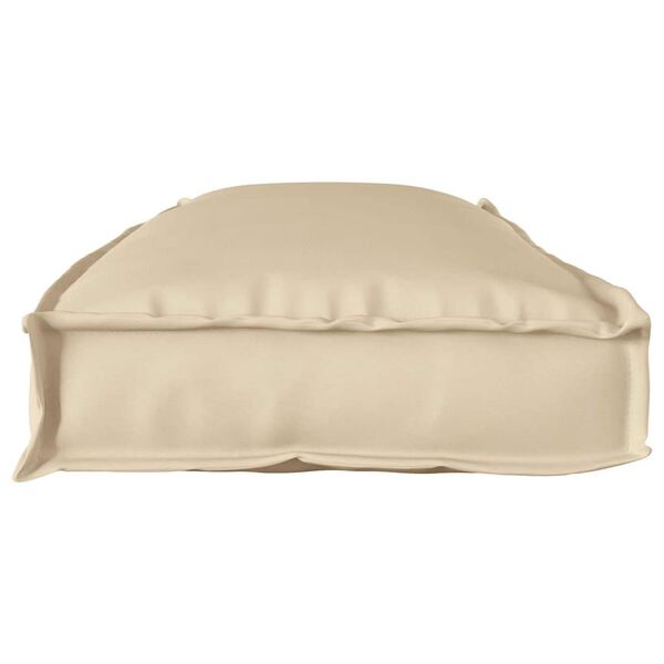 vidaXL Cuscino Beige 110 x 40 x 8 cm Tessuto Oxford