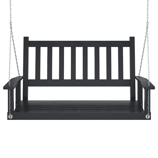 vidaXL Panca a Dondolo da Giardino Catene in Metallo in Legno di Abete