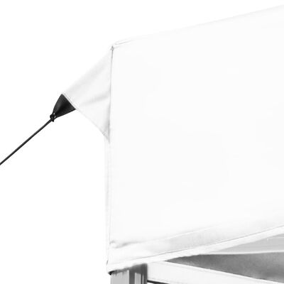 vidaXL Gazebo Professionale Pieghevole Alluminio 6x3 m Bianco