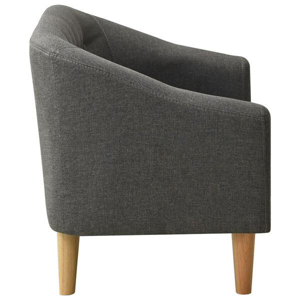 vidaXL Divano per Bambini Grigio in Tessuto