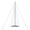 vidaXL Albero di Natale LED con 800 LED Bianco freddo 400 cm Ferro