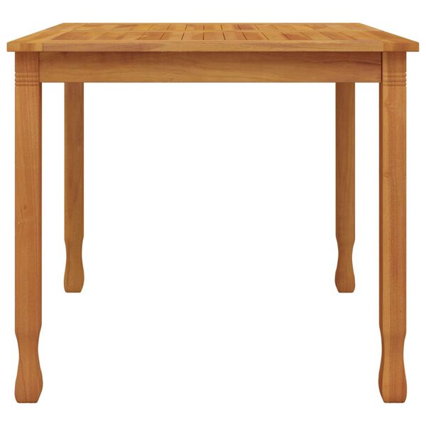 vidaXL Tavolo da Pranzo da Giardino 85x85x75 cm Legno Massello di Teak