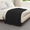 vidaXL Coperte da Pile 6 pcs Nero 150 x 130 cm Panno