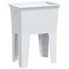 vidaXL Vasca per Lavanderia Bianca 59x41x75 cm in Resina