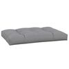 vidaXL Cuscino per Pallet Grigio 120x80x12 cm in Tessuto