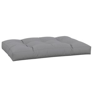 vidaXL Cuscino per Pallet Grigio 120x80x12 cm in Tessuto