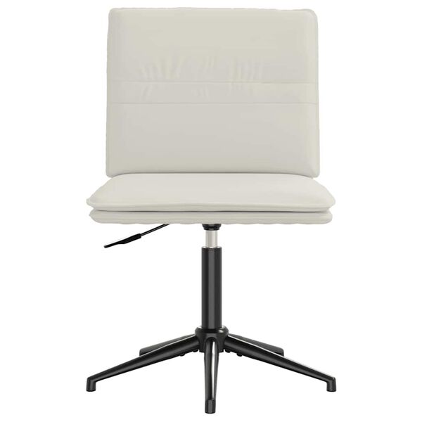 vidaXL Sedie da Pranzo 2 pz Crema in Velluto