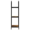 vidaXL Libreria Rovere fum&eacute; 40 x 30 x 109 cm Legno multistrato