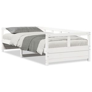 vidaXL Dormeuse senza Materasso Bianca 80x200 cm Legno Massello Pino