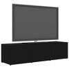 vidaXL Mobile Porta TV Nero 120x34x30 cm in Legno Multistrato