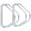 vidaXL Supporto per Bici a Parete 2 pz in Acciaio Zincato