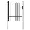 vidaXL Cancello per recinzione BAARLO 100 x 125 cm Metallo Bloccabile
