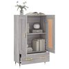 vidaXL Credenza Grigio Sonoma 69,5x31x115 cm in Legno Multistrato