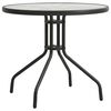 vidaXL Tavolo da Bistrot Antracite &Oslash;80x71 cm in Acciaio