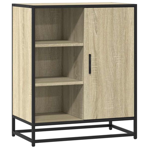 vidaXL Credenza Rovere Sonoma 62x35x76 cm in Legno Multistrato