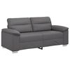 vidaXL Divano a 2 posti Grigio in Similpelle 180x81x84 cm