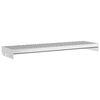 vidaXL Gradino in Griglia 80x24x7 cm Acciaio Zincato