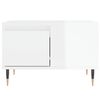 vidaXL Tavolino Salotto Bianco Lucido 55x55x36,5 cm Legno Multistrato