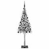 vidaXL Albero di Natale con 300 LED Bianco 180 cm PE e Acciaio